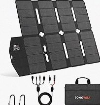 Jackery SolarSaga 200W Portable Solar Panel,IP68 Foldable Bifacial Solar Panels,Compatible with Jackery Explorer Power Station and Solar Generator,for Rooftops Outdoor Camping Off-Grid and RVs product image