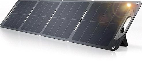 120W Portable Solar Panel for Power Station Generator, Ultra Light 5.7lbs, 25% High Efficiency IP65 Waterproof, 20V Foldable Solar Panel Charger for Camping, RV, Outdoor Use and Off-Grid Blackouts product image