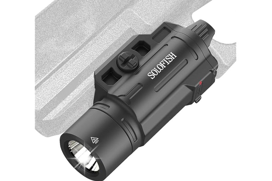 OLIGHT Odin 2000 Lumens Picatinny Rail Mounted Rechargeable Tactical Flashlight with Remote Pressure Switch, 300 Meters Beam Distance, Powered by Battery(Black) product image