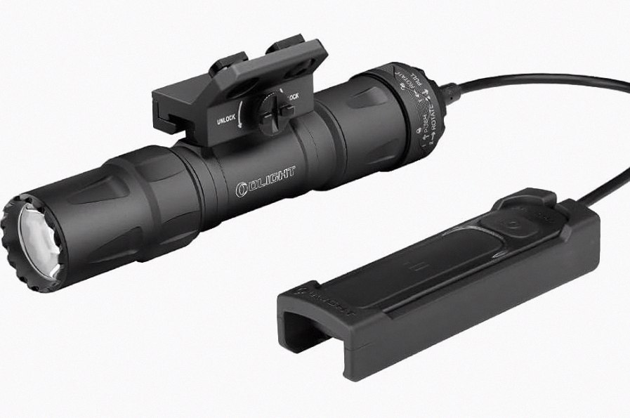 Streamlight 88126 ProTac Rail Mount HL-X Pro 1000-Lumen High Candela Multi-Fuel Long Gun Light, Includes Jack-Cap, M-Lok kit, Pressure Switch, Tool, and CR123A Lithium Batteries, Black product image