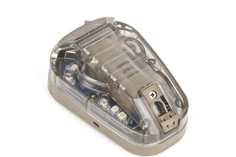 TOUGHSOUL M-Rail Picatinny Tactical Flashlight 1250 Lumens, Rechargeable Flashlight with Remote Pressure Switch LED Light with Rechargeable Batteries and Charger Included (M-Rail Mounted) product image