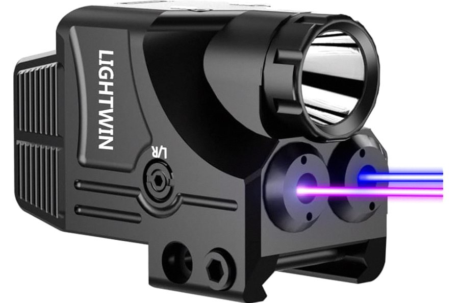 VOTATU M8L-G 3000 Lumens Light Laser Combo Compatible with Mlok/Picatinny, Strobe Function Flashlight and Green Laser Beam with Easy Touch Pad Switch, USB Magnetic Rechargeable Light for Rifle product image