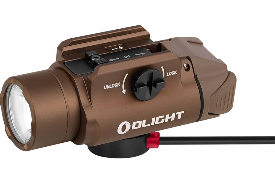 Solofish 1500 Lumen Slidable Tactical Flashlight Compatible with Picatinny 21mm Width Rail for Rifle (Not for Pistol), Rechargeable Weapon Light with Strobe/Momentary/Power Indicator product image