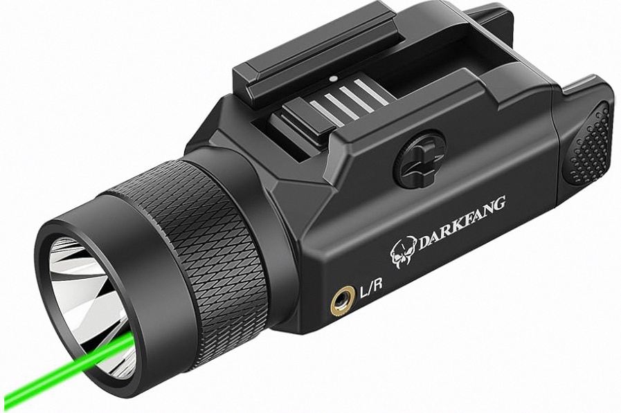 GAZESHOT Mini 700 Lumen Pistol Light Laser Combo Weapon Light Tactical Flashlights, Magnetic USB Rechargeable with Red Beam Sight and Strobe Mode for GL and Picatinny Rail product image