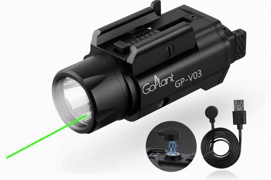 OLIGHT Odin Mini 1250 Lumens Ultra Compact Rechargeable Mlok-Mount Weaponlight, Removable Slide Rail Mount and Remote Switch, 240 Meters Beam Distance, Mlok Included product image