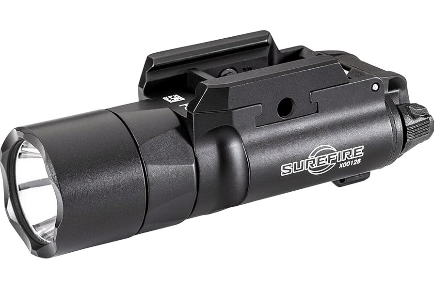 Solofish 1500lm Slidable Pistol Light and Green Beam Combo with Strobe/Momentary, Rechargeable Tactical Flashlight Compatible with Picatinny Rail product image