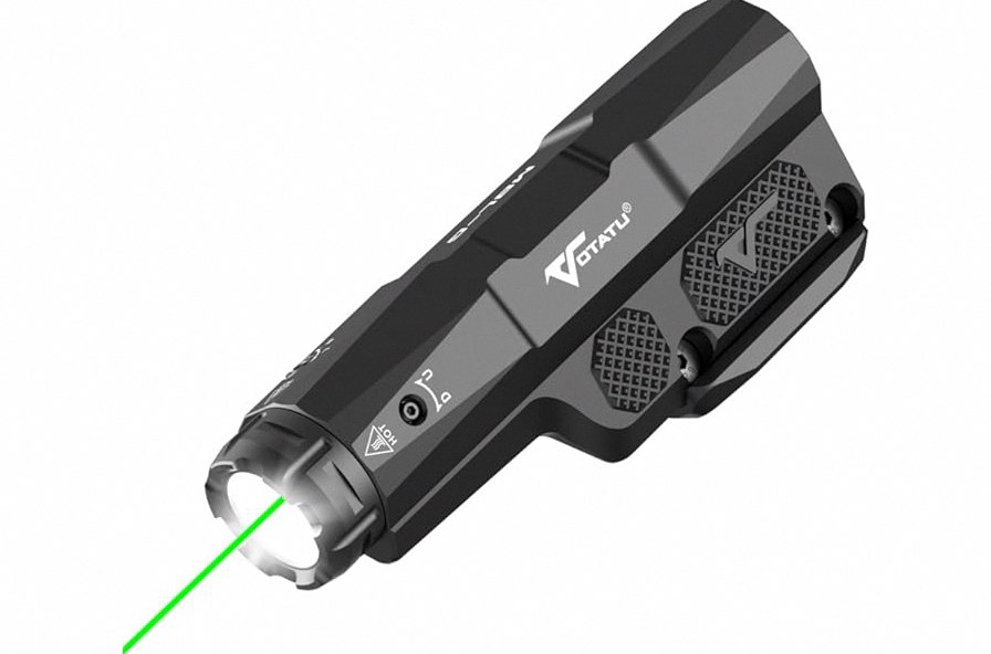 LECPECON Tactical Flashlight 1000 Lumens with Remote Pressure Switch and M-Mount, Picatinny Mount (600) product image