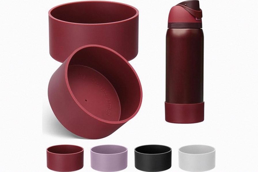 Mity rain 2PCS Silicone Boot for Owala Water Bottle 24 oz 32 oz, Anti-Slip Protective Sleeve Bottom Bumper Protector for FreeSip Stainless Steel Water Bottles Accessories product image