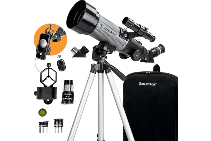 Teslong USB-C Digital Microscope, 10X to 200X Magnification Portable Camera with 8 LED Lights, Handheld Rotating Metal Stand for Coin, Electronic, Compatible with iPhone 15+ and Android Devices product image