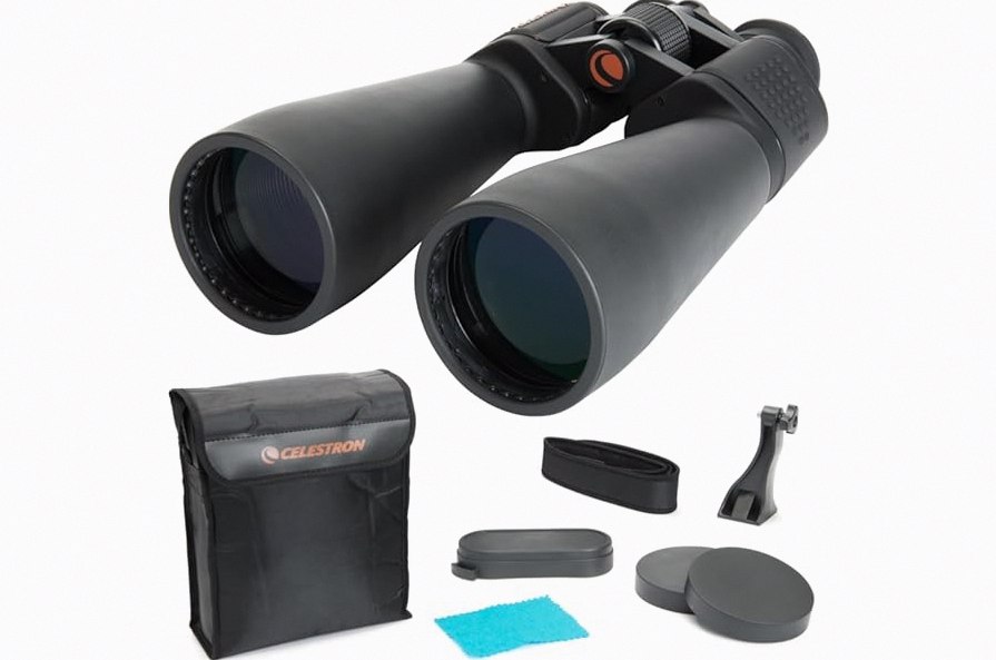 Kids Binoculars 8x21 Shockproof Ages 3–12 with Case, Neck Strap, Compass & Carabiner | High Resolution Optics for Birdwatching, Camping & Hiking product image