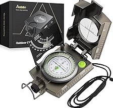 Anbte Compass Hiking Survival, IP65 Waterproof Metal Compass with Sighting Clinometer and Carry Bag, Multifunctional, Professional, for Camping Hunting Hiking Navigation product image