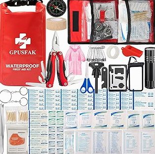 EVERLIT Pet Medic First Aid Kit | 95 Pcs Vet-Approved Medical, Outdoor & Emergency Supplies for Dogs, Cats, Animal Care | Travel-Friendly Compact Bag for Home, Car and Travel (Guardian Orange) product image