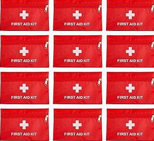 Mini First Aid Kit - 137 Piece Small Emergency Medical Kit for Home, Car, Travel, Camping & Outdoor Activities (Blue) product image