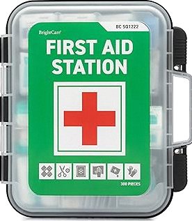Marine Waterproof First Aid Kit for Boat, Kayak, Sailing & Beach – Floating Hard Case with Emergency Medical Supplies, Survival Gear & Safety Essentials product image