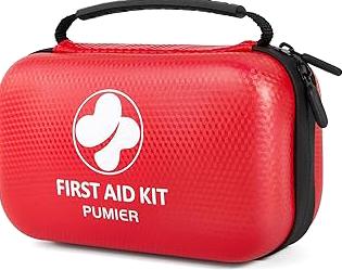 Mini First Aid Kit, 115 Piece Hard-Shell Portable EVA Emergency Medical Kit, Suitable for Home, Travel, Outdoor, Camping, Office, Car, Hiking, and School product image
