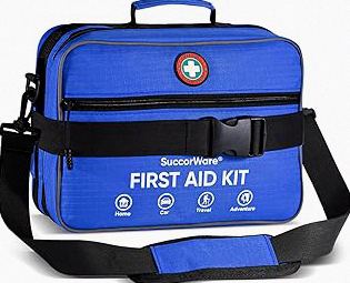 350-Piece All-Purpose 100-Person Emergency First Aid Kit – Waterproof Plastic Case | Clearly Organized for Fast Retrieval | Perfect for Home, Business, Workplace, Boat, Travel, Outdoor & Car product image