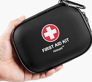 Professional 435 Pieces Large First Aid Kit - Includes Compressed Gauze - Compartments Emergency Medical Kit for Home, Camping, Backpacking, Travel, Boat, Car,Outdoors (Blue) product image