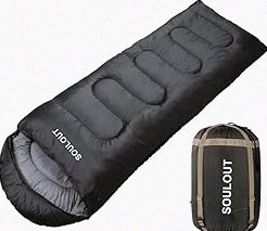 Atarashi Camping Sleeping Bag- 4 Seasons for Adults, Light, Warm, Extra-Large with Compression Sack- Great for Hiking, Backpacking & Outdoor Adventures product image