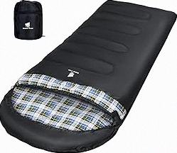 Wind Tour 3 Season Lightweight Waterproof Sleeping Bag Indoor & Outdoor for Hiking Backpacking Camping Traveling product image