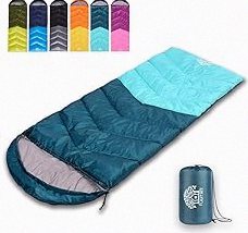 OBTANIM Sleeping Bags Portable Waterproof Camping Sleeping Bag for Adults Kids 4 Seasons Cold Weather or Warm Backpacking Hiking Travel Indoor Outdoor Use product image