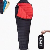REDCAMP Cotton Flannel Sleeping Bag for Camping Backpacking, Adults Cold Weather Envelope Sleeping Bags with 2/3/4/6lbs Filling product image