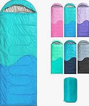 Cold Weather Sleeping Bag 100% Cotton Flannel XXL for Adults Big and Tall,Free Compression Sack product image