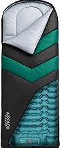 Coleman Brazos 20/30°F Adult Cool-Weather Sleeping Bag with No-Snag Zipper & Stuff Sack, Machine Washable, Great for Camping, Traveling, Guests, & More product image