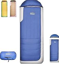 Sleeping Bags for Adults & Kids Lightweight Waterproof 3-4 Season Warm with Inflatable Pillow–Compact Portable Sleeping Bag for Cold Weather Camping, Hiking, Travel, Indoor/Outdoor Use product image