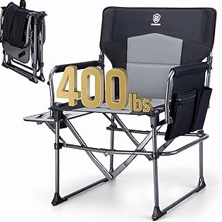 NOVSIGHT Camping Chairs - High Back Camping Chair with Adjustable Headrest and Feet, Lightweight Aluminum Frame, Breathable Mesh Folding Portable Camp Chair for Outdoor Hiking, Beach, Picnic product image