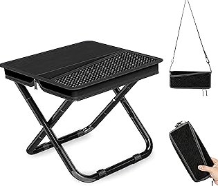 HIGH POINT SPORTS 2 Pack Portable Camping Chair for Adults, Folding Outdoor Camp Chair Lightweight Lawn Chairs Folding Collapsible Chair for Camping, Tailgates, Beach, Black, Support 250 lbs product image