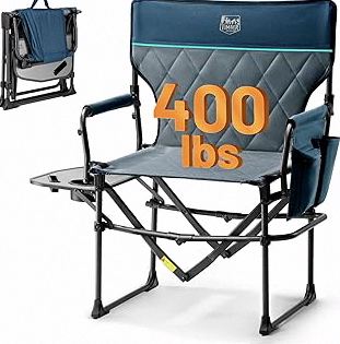 GCI OUTDOOR Freestyle Rocker Camping Chair | Portable Folding Rocking Chair with Solid, Durable Armrests, Drink Holder & Comfortable Backrest — Royal Blue product image