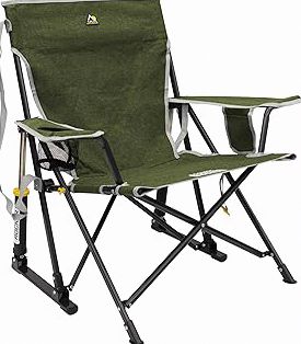 MOON LENCE Portable Camping Chair, Lightweight Folding Backpacking Hiking Chair, Plus Size Compact Yet, Support 330 lbs (Green) product image
