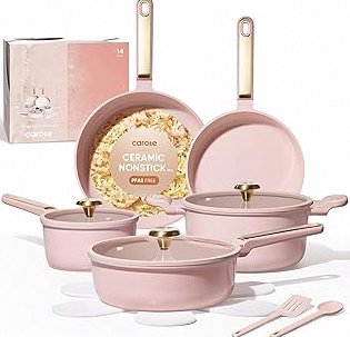 Snow Peak Trek Series Backpacking/Camping Cookware Sets, Trek 1400 Pot & Pan, 47.3 fl oz product image