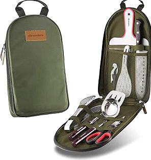 CAROTE 27pcs Ceramic Cookware Set Nonstick, Pots and Pans Set Non Stick, Non Toxic Cookware Detachable Handles, Dishwasher/Oven Safe, RV/Camping Cookware, Pan and Pot with Kitchen Utensils, Dark Gray product image