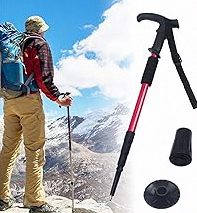 BLACK DIAMOND Distance Z Trekking Poles (Pair) | Ultralight | Foldable Z-Pole Design | Trail Running & Hiking Stability product image