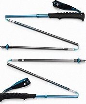 BLACK DIAMOND Pursuit Trekking Poles (Pair) | Natural Cork Grips | FlickLock Adjustable Aluminum Shafts | Ergonomic Poles for Hiking & Backpacking product image