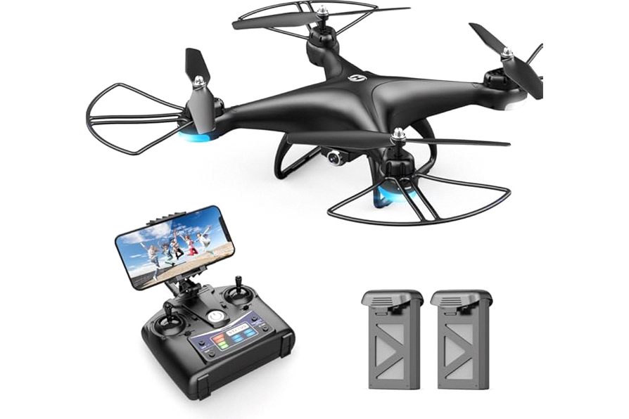 Drone with EIS 4K Camera for Adults, GPS Drone with 5.0" Screen on Controller, 70 Mins Flight, Long Range Transmission, AI Track&Orbit Mode, Follow Me, Auto Return, Lightweight and Foldable RC Drones for Beginner Toy Gifts, Under 249g product image