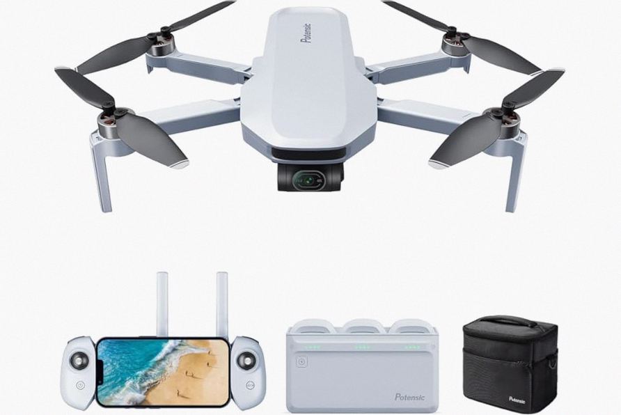 Oddire Drones with Camera for Adults 4K, GPS Auto Return, Waypoint Flight, Orbit Fly, GPS Follow, Gesture Control, Foldable Drone with Brushless Motor, 249g Light, 48 Mins Flight Time with 2 Batteries product image