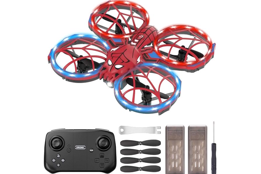 Drone with Camera, 2K HD FPV Drones for Adults, RC Quadcopter with Gravity Control, One Key Take Off/Land, Waypoint Fly, Gestures Selfie, 3 Speed Modes, Mini Drone for Beginners with 2 Batteries product image