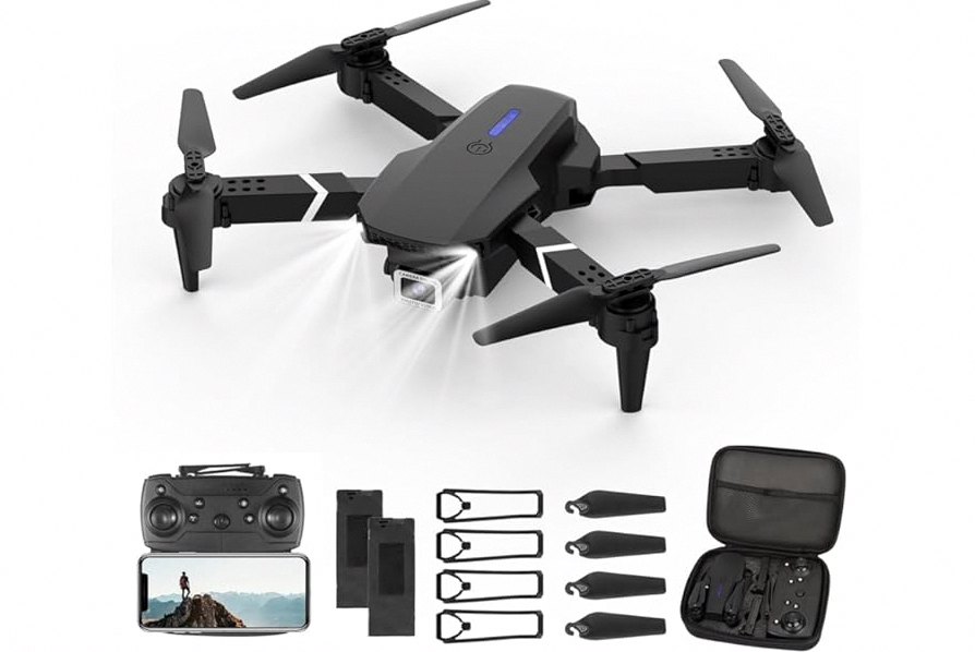 Flyekist Storage Bag for DJI Mini 4K-Hard Shell Travel Carrying case Compatible with DJI Mini 4K/2/2 SE Drone and Accessories product image