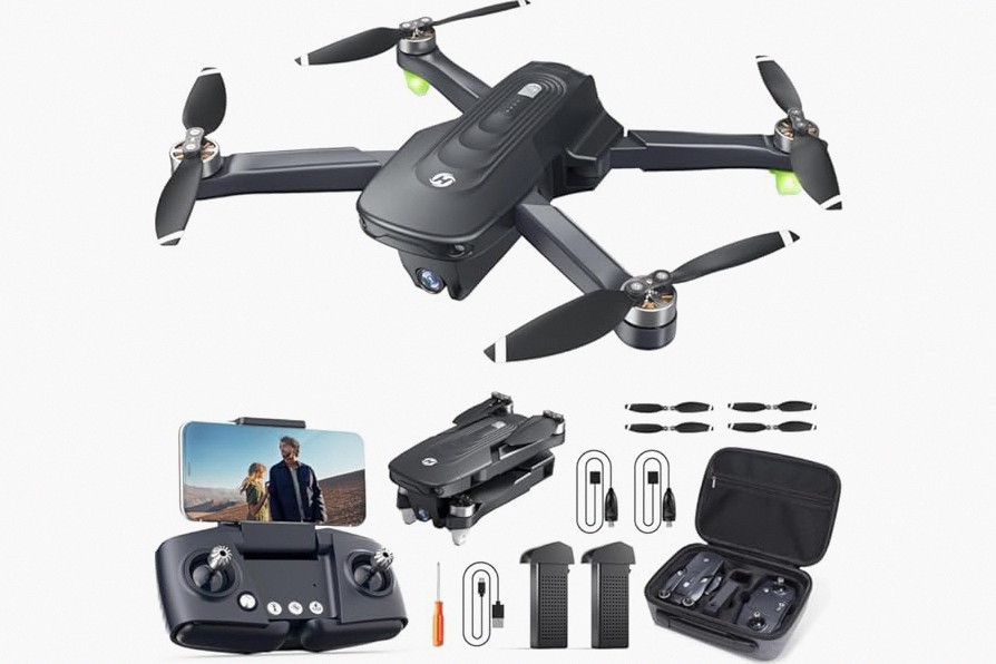 Drone with camera for adults, screen on controller, drone with obstacle avoidance, 2 Batteries, Optical Flow Positioning, One-Touch Takeoff/Landing, drone with camera for kids, toys for boys product image