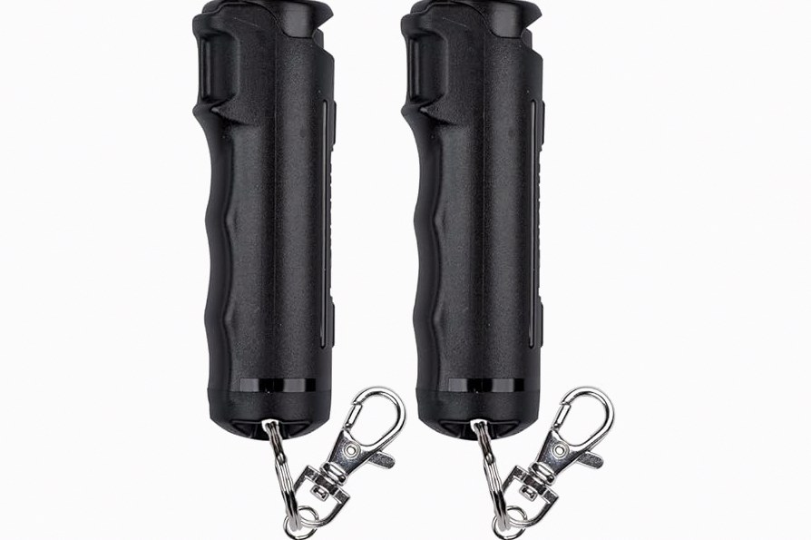Sabre 3-in-1 Compact Defense Spray – Pepper Spray, Tear Gas & UV Dye, Max Police Strength, Belt Clip for Quick Access, 4X Longer Spray Time (Up to 13 Seconds), 0.67 fl oz, Secure & Easy Safety product image