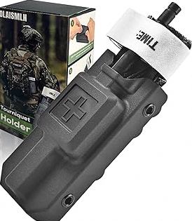 Tactical Molle Clips T-Mount Molle Webbing Key Holder, 2 Pack Tactical Clash Hook Carabiner Clip for Hanging Keys or Gloves product image